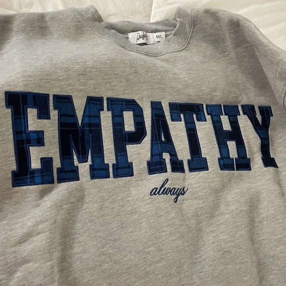 THE MAYFAIR GROUP Empathy Always Graphic Sweatshirt - Picture 5 of 14